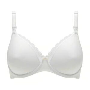 NWT Chantelle Merci Lightweight Nursing Bra in White Size 34C